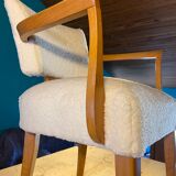 Armchair bridge fabric buckle