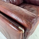 Pair of leather armchairs Roche Bobois