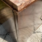 Vintage Art Deco walnut furniture from the 1940s-50s.
