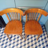 Pair of Ligna bistro chairs
