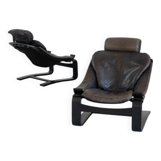 Pair of Kroken armchairs, Nelo Sweden, 1970s
