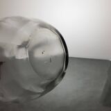 Glass carafe with engraved decoration