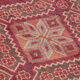 Hand-knotted rustic turkish red runner carpet 91 cm x 442 cm