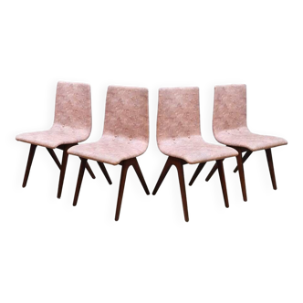 Vintage Dutch design dining chairs 'C.J. van Os' Culemborg