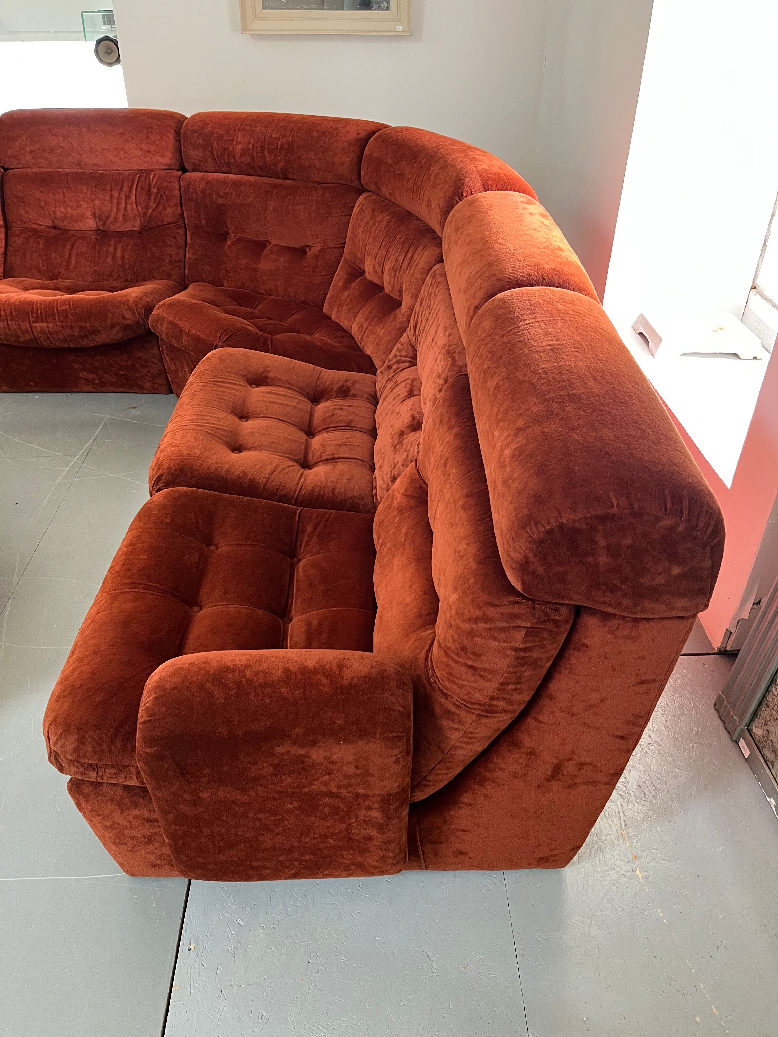 Modular corner sofa 1970s