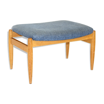 Tabouret "repose-pied" en chêne Suède 1960