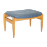 Tabouret "repose-pied" en chêne Suède 1960