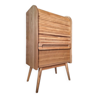 Wapong curtain file Oak color