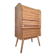 Wapong Oak Color Curtain File Cabinet