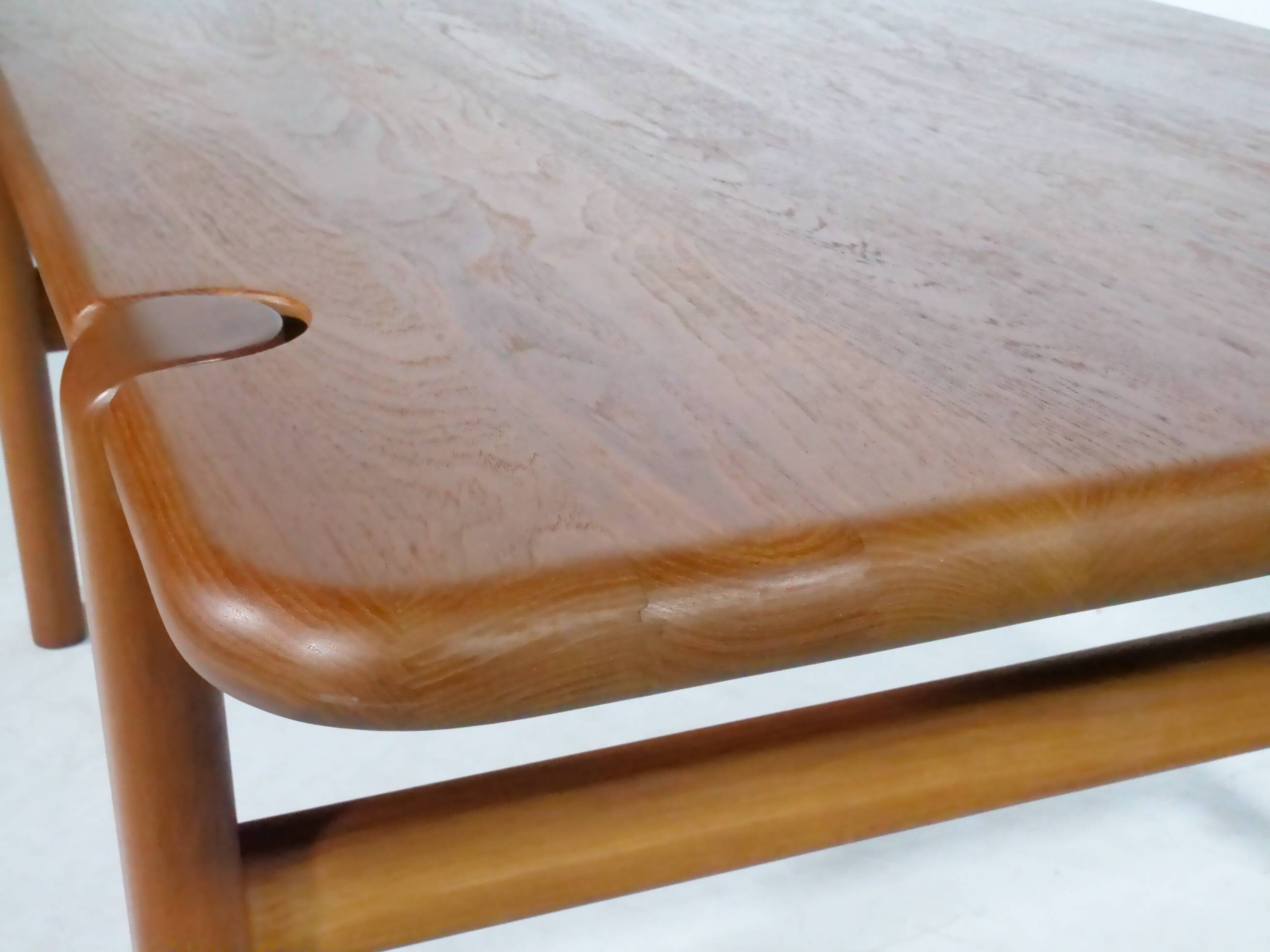 Solid Teak Coffee Table Danish Olsen & Son 1960s