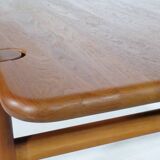 Table basse en teck massif danoise Olsen & Son années 1960