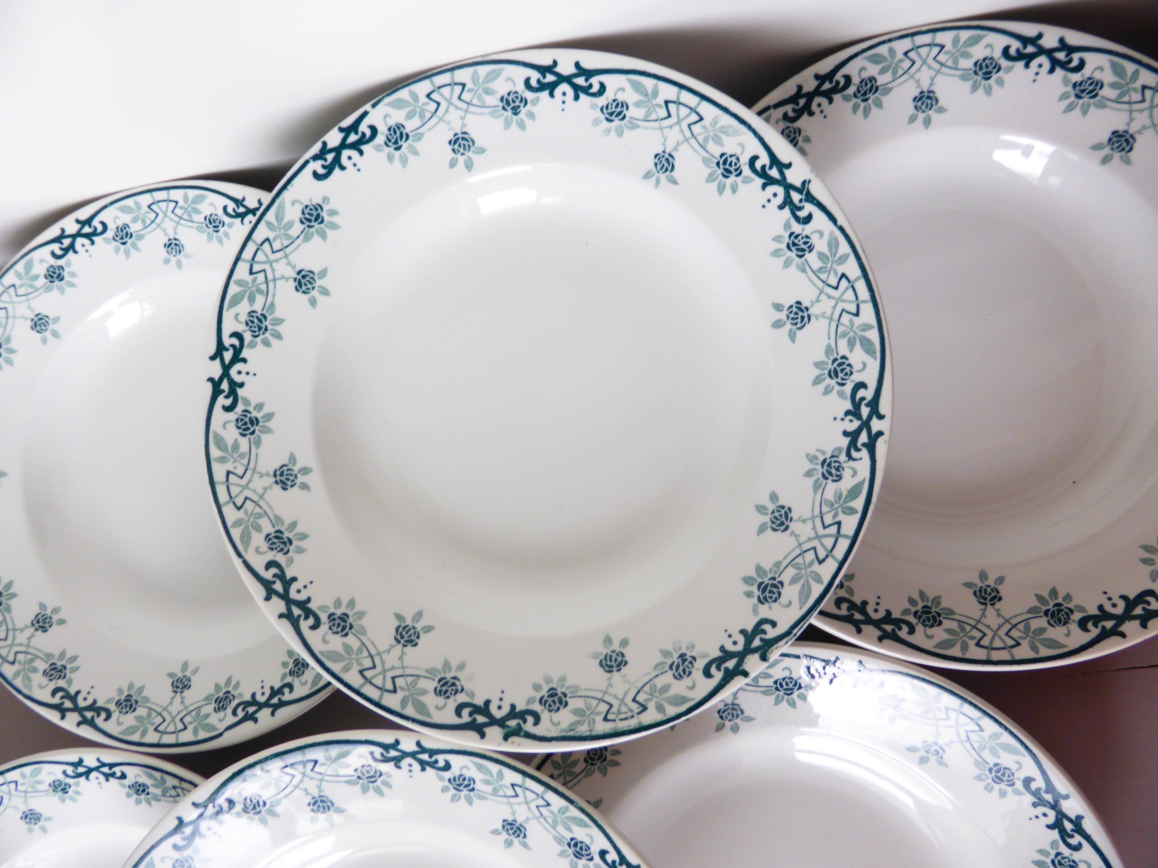 6 soup plates from St Amand and Hamage, Bleriot model 2008153