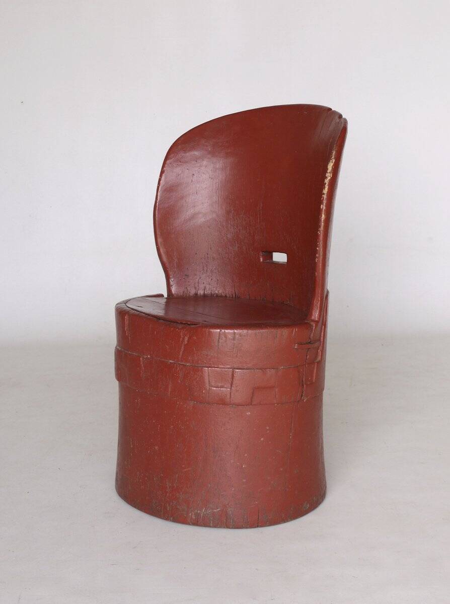 Chaise scandinave en bois Kubbestol