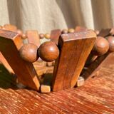 Vintage wooden basket