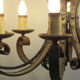 Lustre en fer forgé des années 40