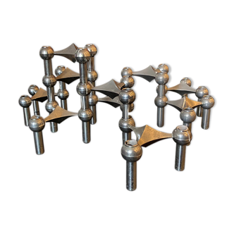 Set of 9 Nagel candle holders for Bmf