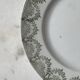 Vintage green dinner plate