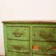 Commode verte des années 1940