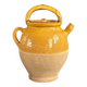 Ancient oil jar in glazed terracotta