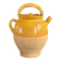 Ancient oil jar in glazed terracotta