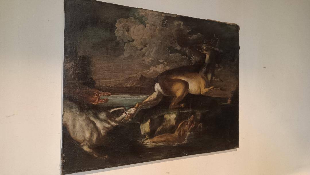 Antique Painting from the 17th Century Flemish School