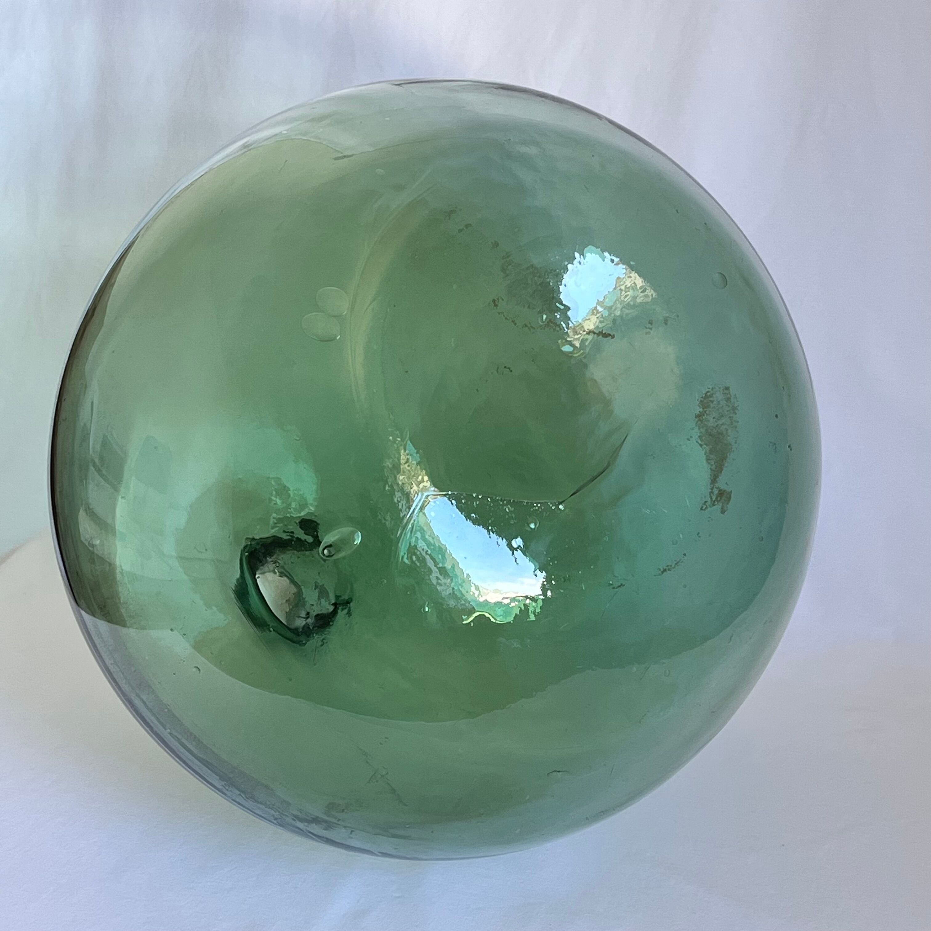 Bonbonne dame jeanne ancienne 30l verte