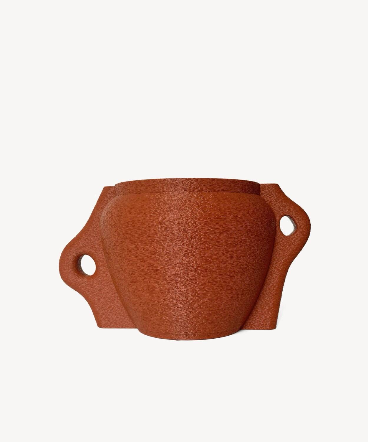 Vase Kyma Ocre Brûlé