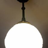 Peacock chandelier by Muller and Brothers in Lunéville
