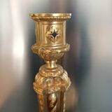 19th century Odiot bronze candlestick