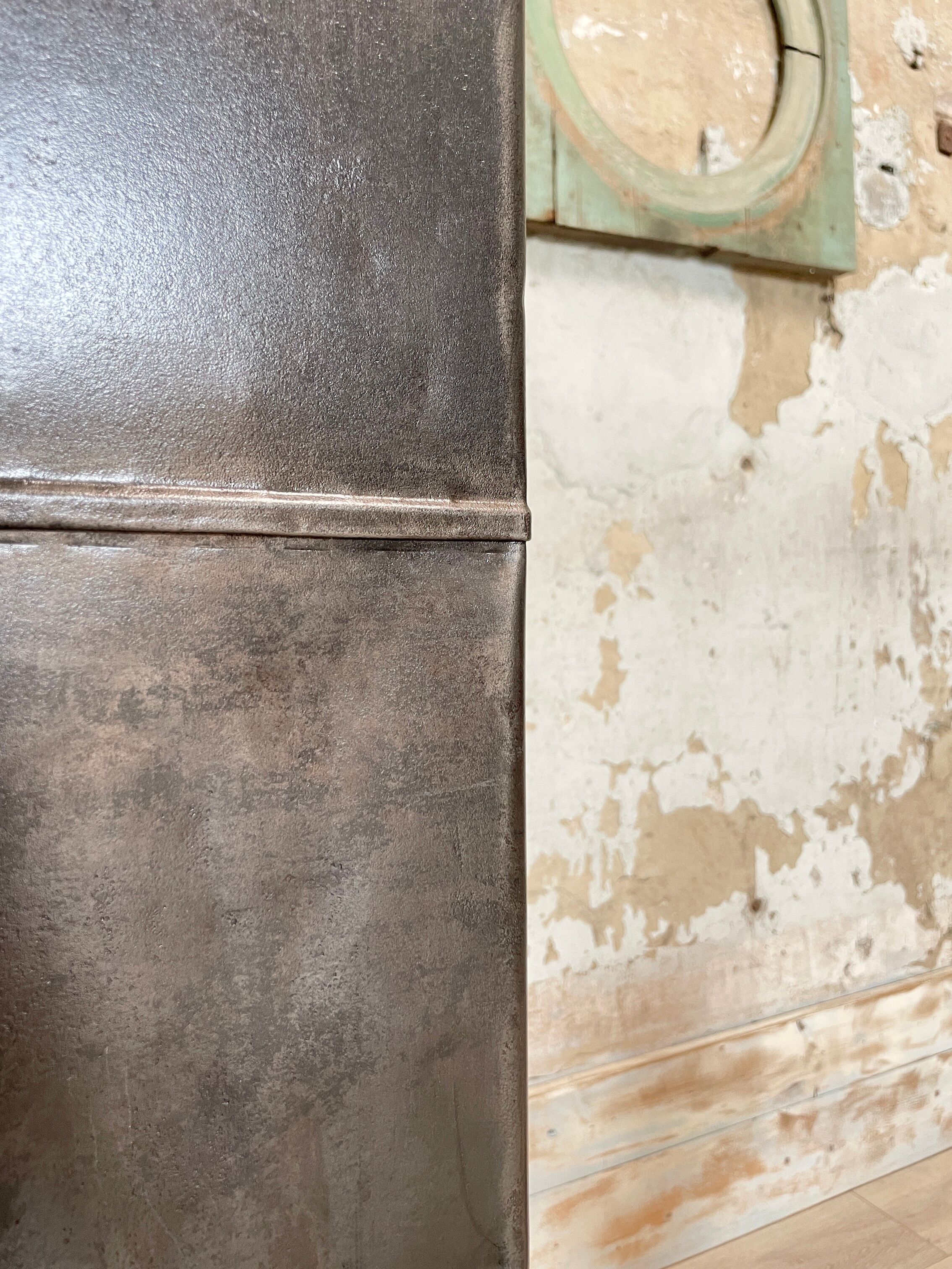 Industrial metal locker room