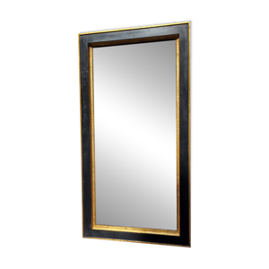 Miroir noir et dore de - deco