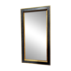 Miroir noir et dore de style art deco
