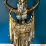 Cache pot statue égyptienne 130cm