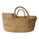 Doll's basket made of woven straw, 1970s