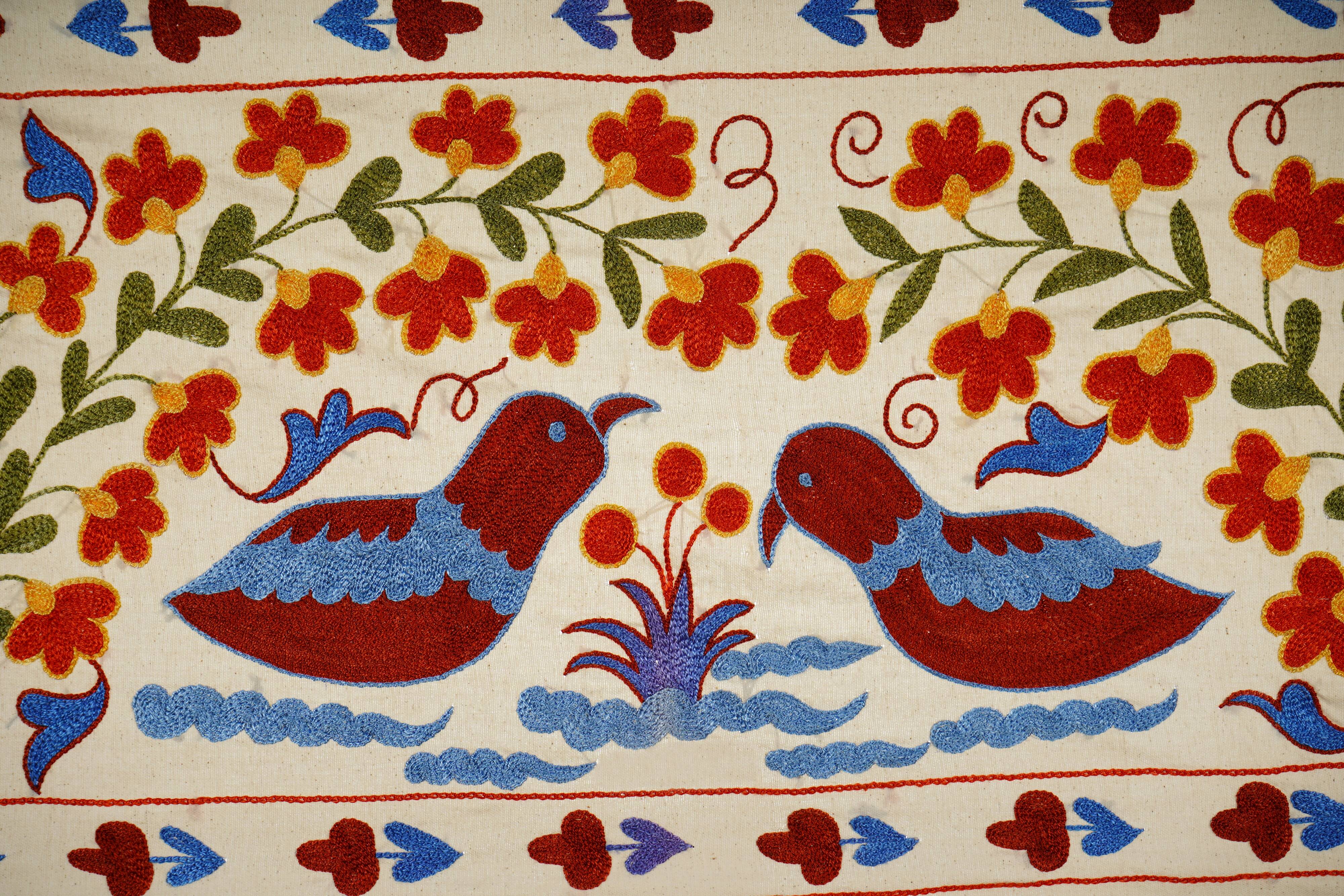 Hand-knotted rug, vintage Turkish rug 50x98 cm