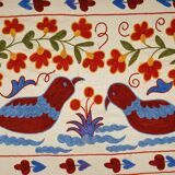 Hand-knotted rug, vintage Turkish rug 50x98 cm