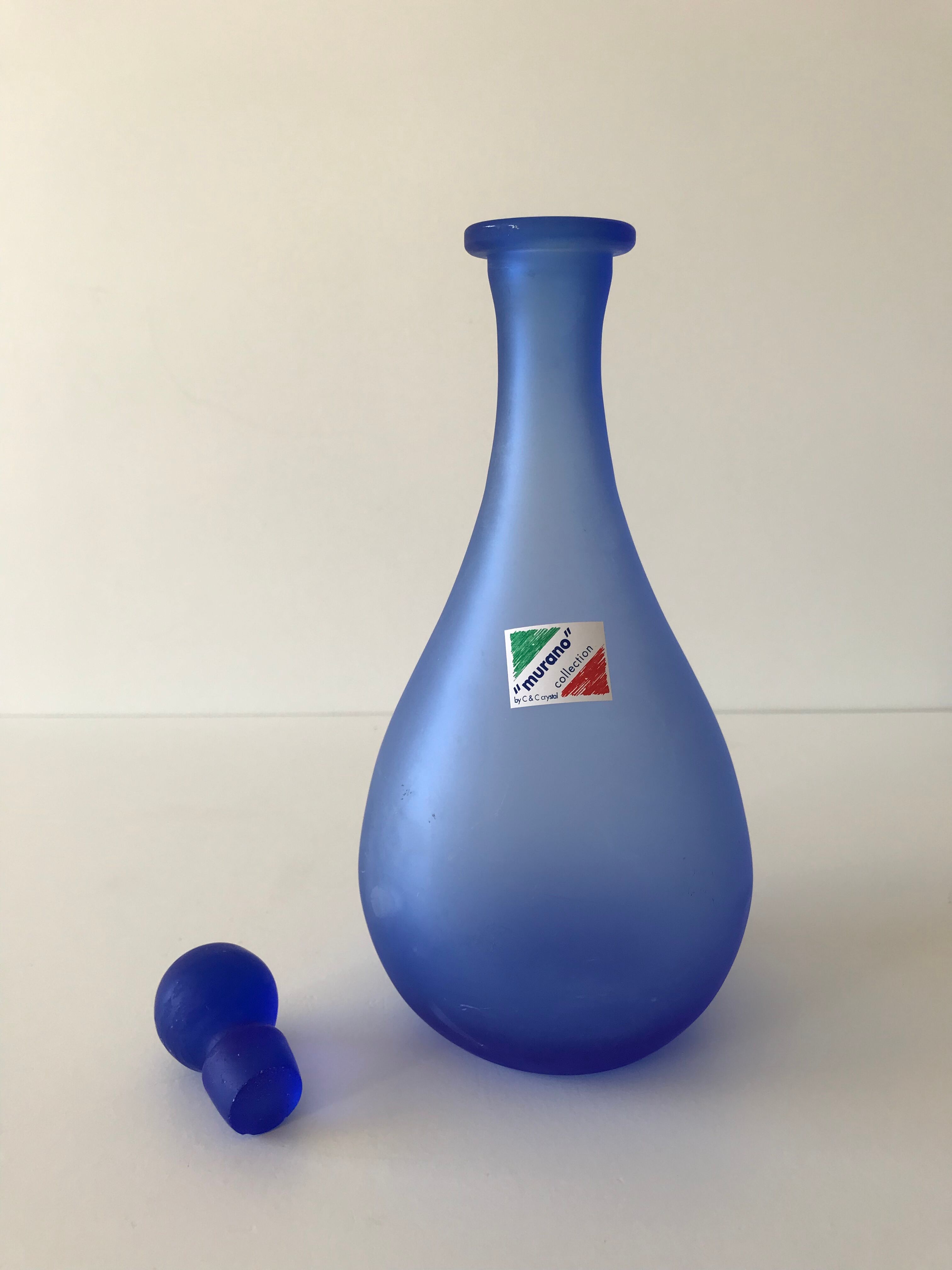 Flacon bleu Murano