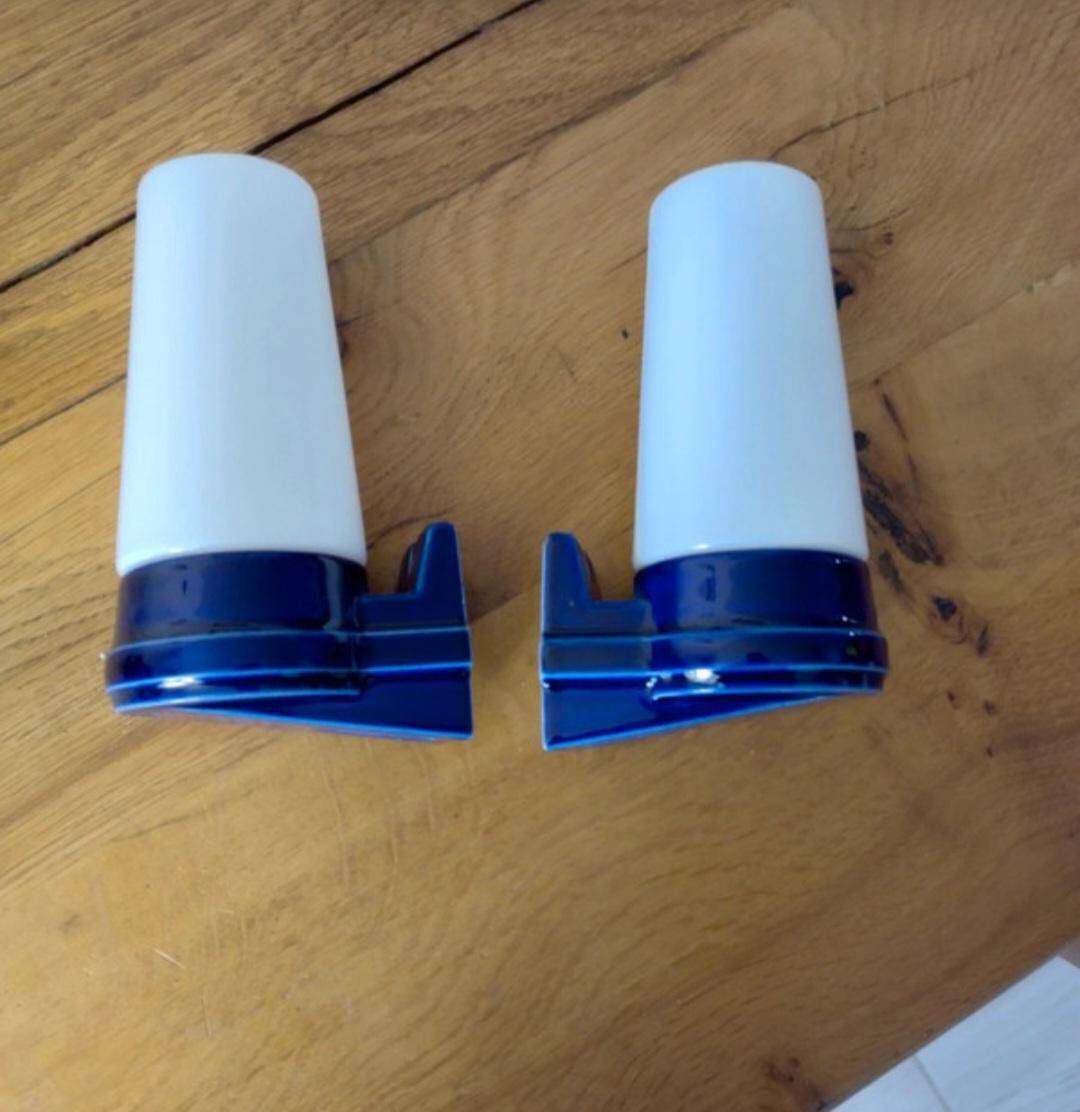 Sigvard Bernadotte bathroom wall lights for Ifö 1960s vintage