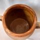 Ancient glazed terracotta pot