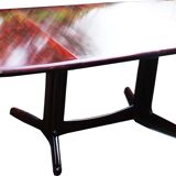 Midcentury extendable rosewood  dining table by edvard valentinsen