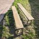 Banc de ferme en bois massif