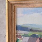 Helge Cardell, Swedish Modern Painting, 1960s, Oil on Canvas, Framed