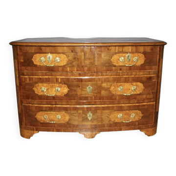 Louis XIV commode in 18th-century marquetry