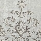 Tapis vintage classique 5x9 nuances de gris et de marron, 150x278 cm