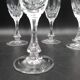 5 Champagne flutes in cut crystal from Lorraine LEMBERG model NORA