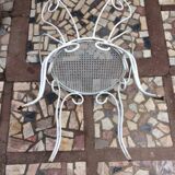 2 armchairs & 2 chairs, wrought iron1950