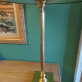 Large golden brass lamp neo classic style