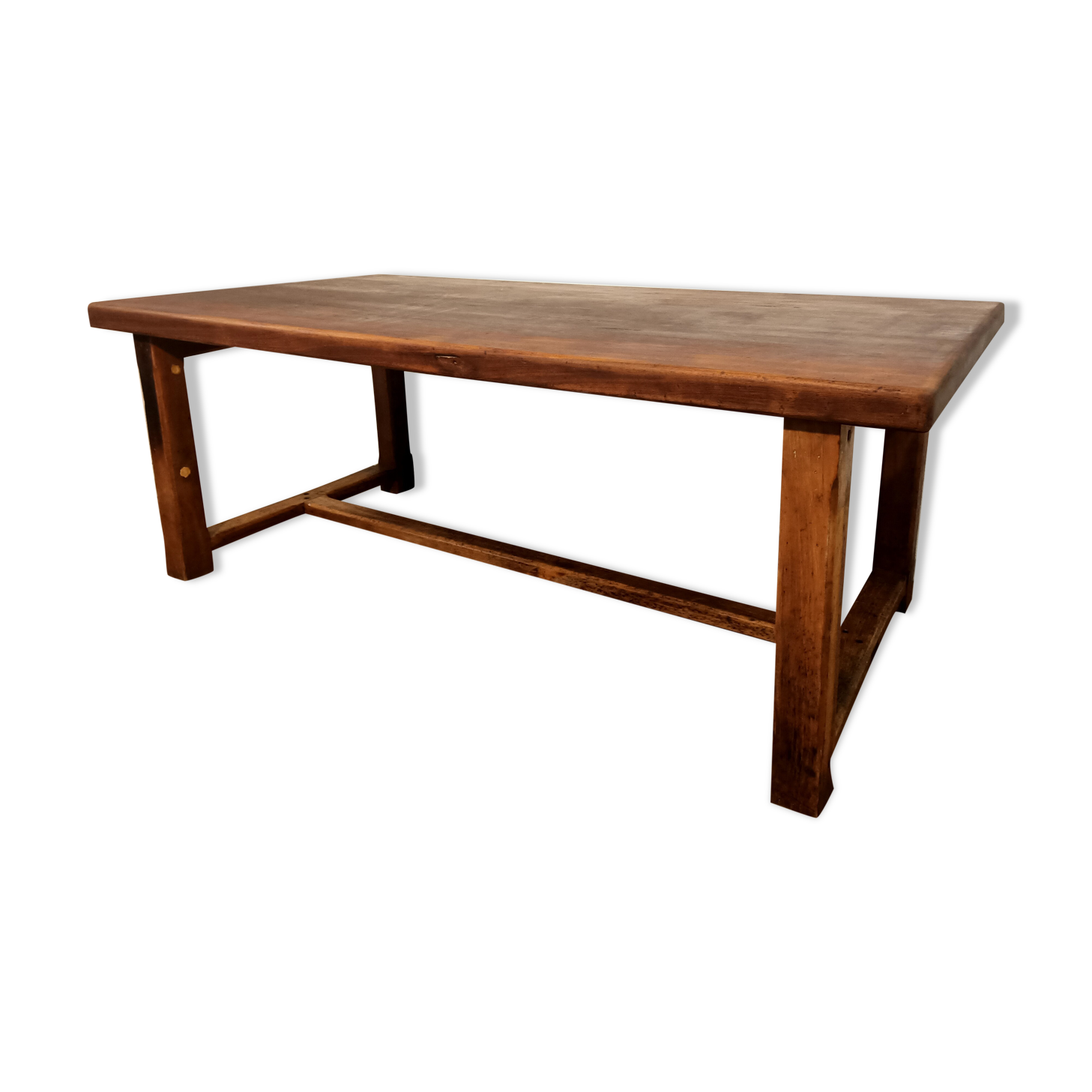 Vintage solid oak farmhouse table
