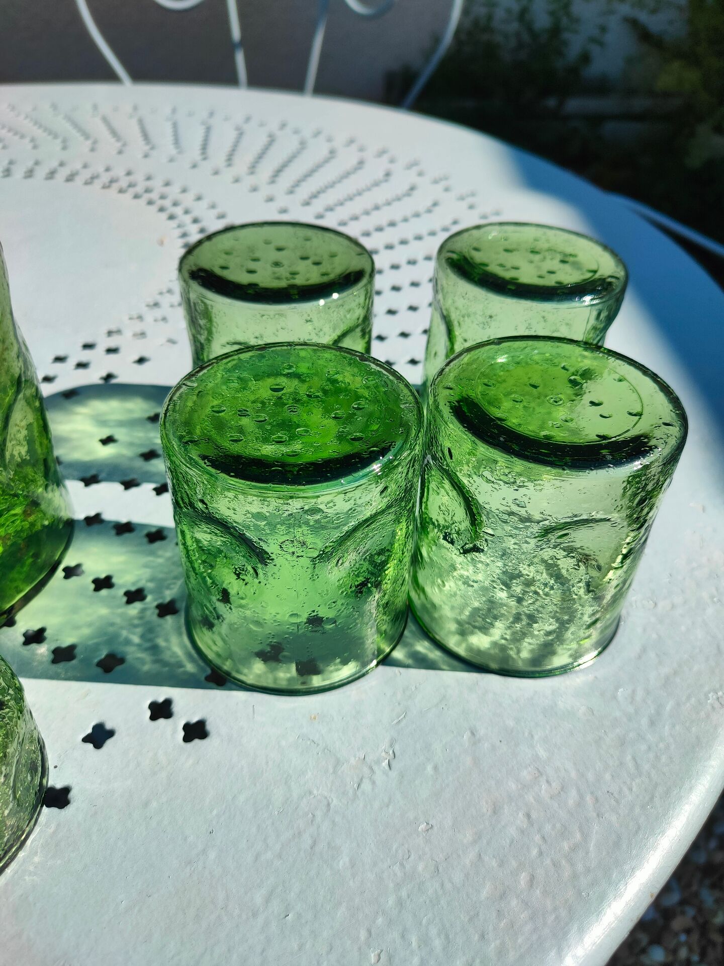 Carafe et verre Vintage