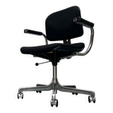 Vintage swivel office chair German model Eurochair 5600 by Fritz Makiol for Girsberger, 1970s.